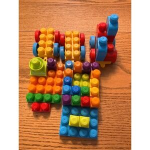 Big Mega Bloks first Builder Base Build a car set of 3 and blocks